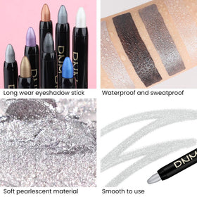 Close-up of evpct Pearl Black eyeshadow pencil
