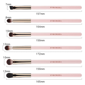 Close-up of EVRCHGIEA vegan makeup brush bristles