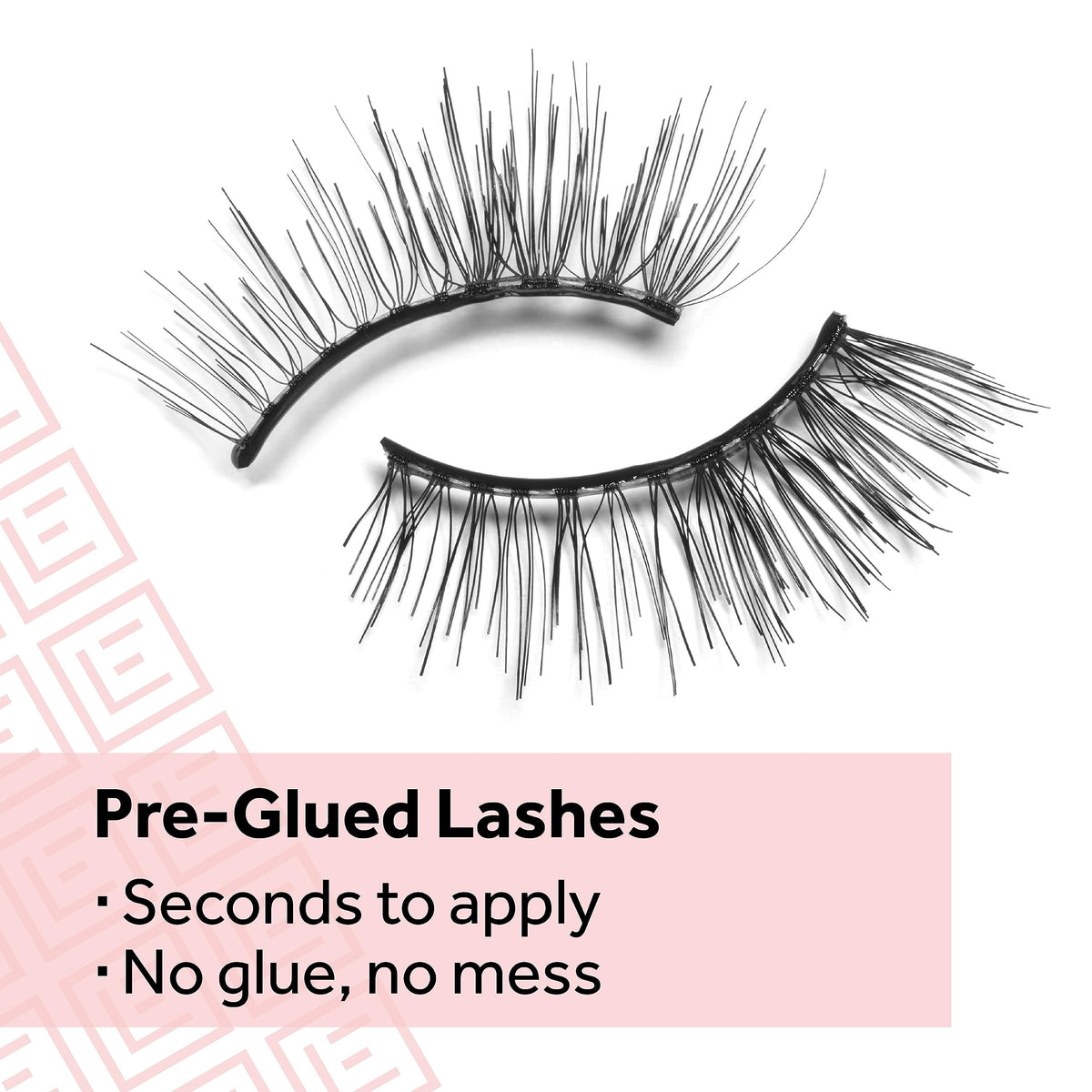 Close-up of Eylure Pre-Glued False Eyelashes Naturals No. 003