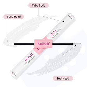 Close-up of FADLASH Lash Bond and Seal 10ml nozzle