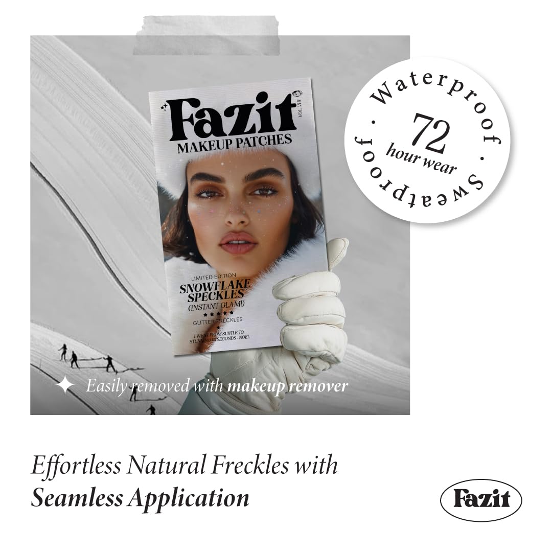 Close-up of Fazit Glitter Makeup Patches