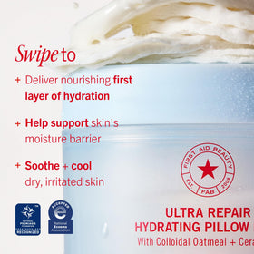 Close-up of First Aid Beauty Ultra Repair Hydrating Pillow Pad texture