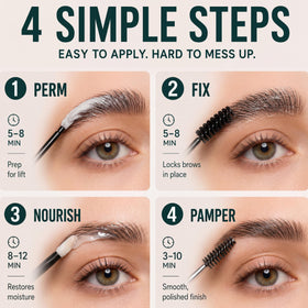 Close-up of Fixation Solution from Glow Spell Brow Lamination Kit