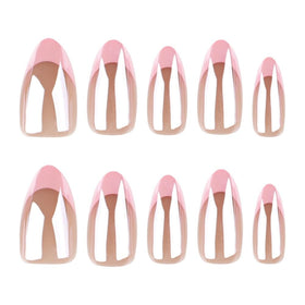 Close-up of FJSMTOPl jelly glue stickers for press on nails