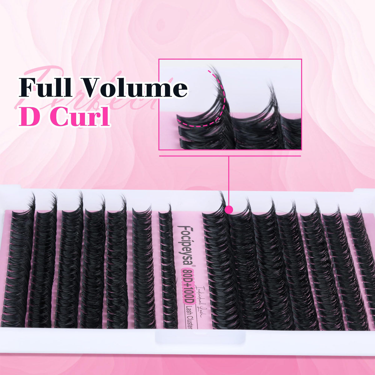 Close-up of Focipeysa lash bond and seal included in the kit