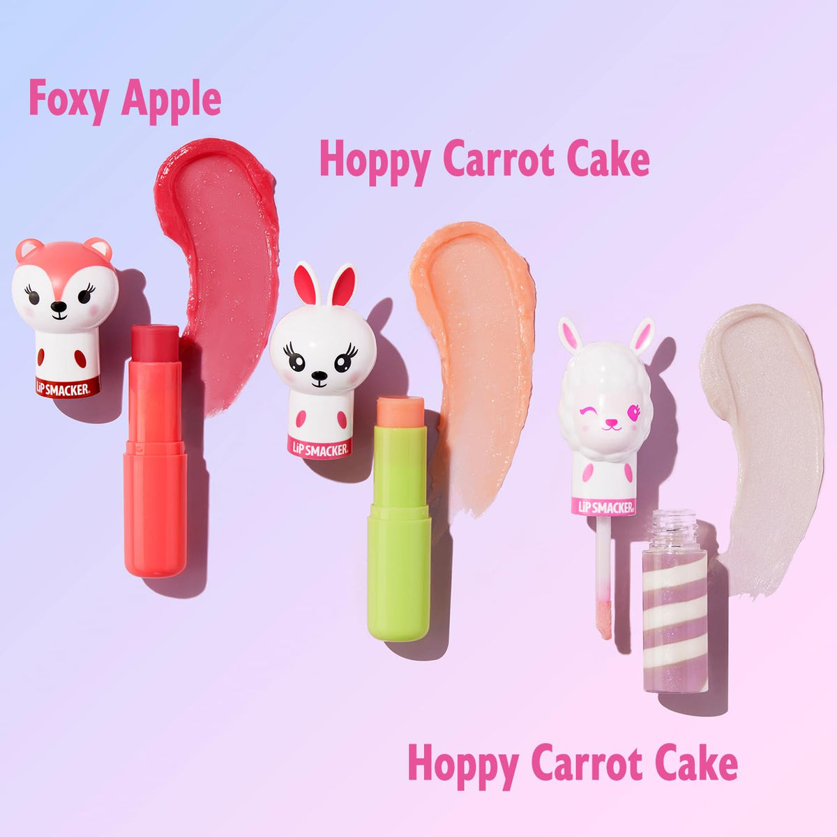 Close-up of Foxy Apple lip balm from Lip Smacker Lippy Pals