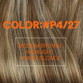 Close-up of Full Shine 22 Inch Hair Extensions texture