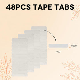 Close-up of Full Shine Double Sided Replacement Tape strips