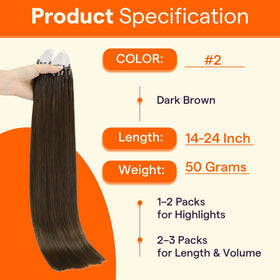Close-up of Full Shine Micro Link Hair Extensions showing micro beads