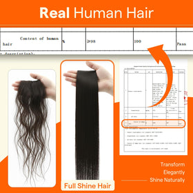Close-up of Full Shine Micro Loop Hair Extensions micro beads