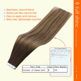 Close-up of Full Shine Tape in Hair Extensions tape
