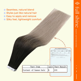 Close-up of Full Shine Tape in Hair Extensions tape