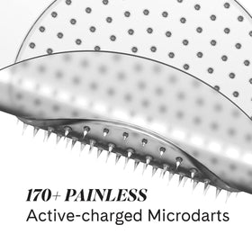 Close-up of Fur Ingrown Microdart Patches showing microdart details