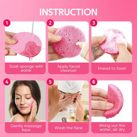 Close-up of GAINWELL facial sponge texture
