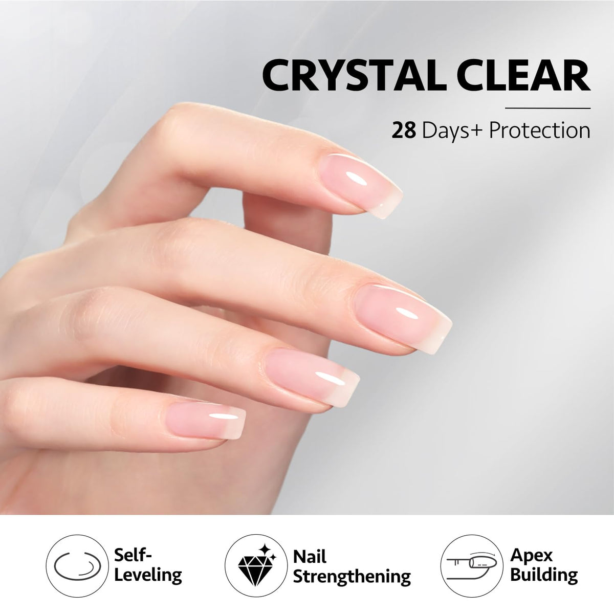 Close-up of GAOY Builder Gel application