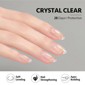 Close-up of GAOY Clear Builder Gel texture