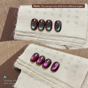 Close-up of GAOY Glitter Holographic Gel Polish texture