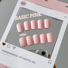 Close-up of GAOY Pink Gel Nail Polish brush