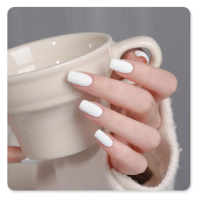 Close-up of GAOY White Gel Nail Polish brush