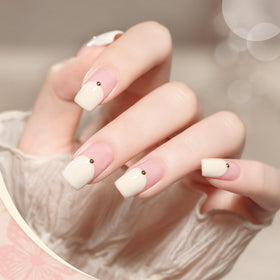 Close-up of GAOY White Gel Nail Polish texture