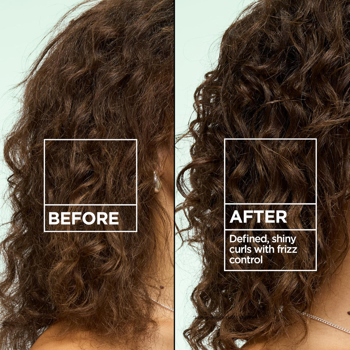 Close-up of Garnier Curl Shape Defining Spray Gel bottle