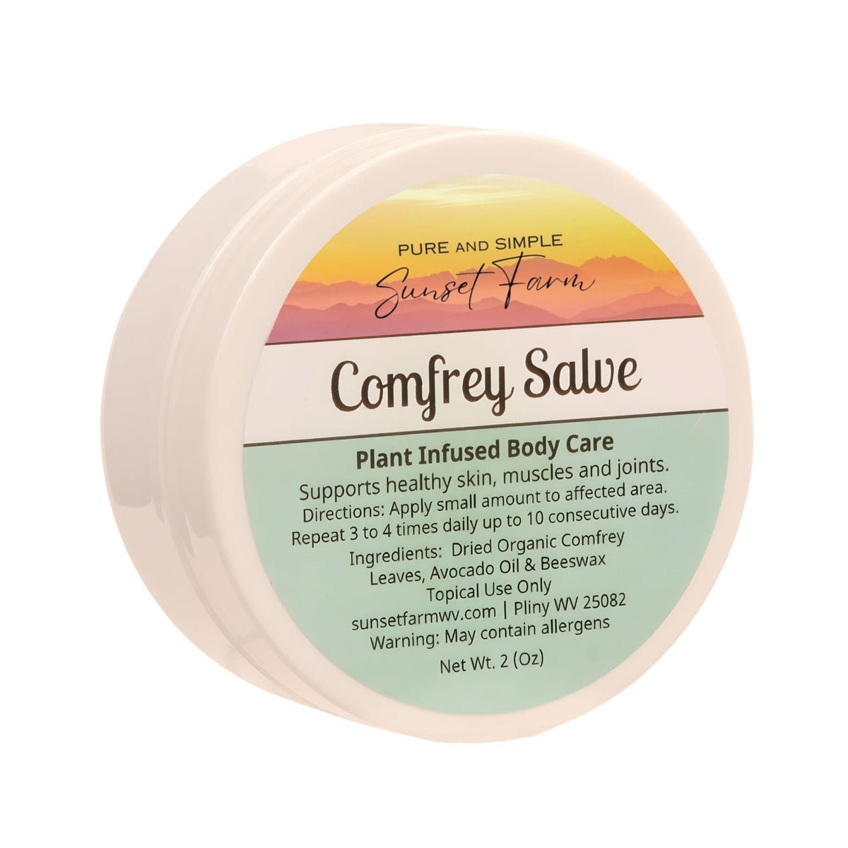 Close-up of Generic Comfrey Salve ingredients