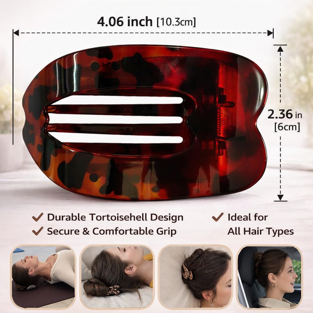 Close-up of Generic Duckbill Hair Clip showing flat claw design