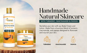 Close-up of Generic Turmeric Body Cream texture