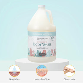 Close-up of Ginger Lily Farms Nourishing Body Wash texture