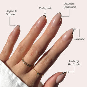 Close-up of Glamnetic Press On Nails showing glossy finish