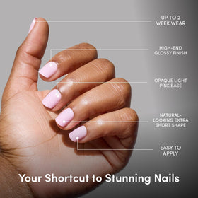 Close-up of Glamnetic Press On Nails showing glossy finish