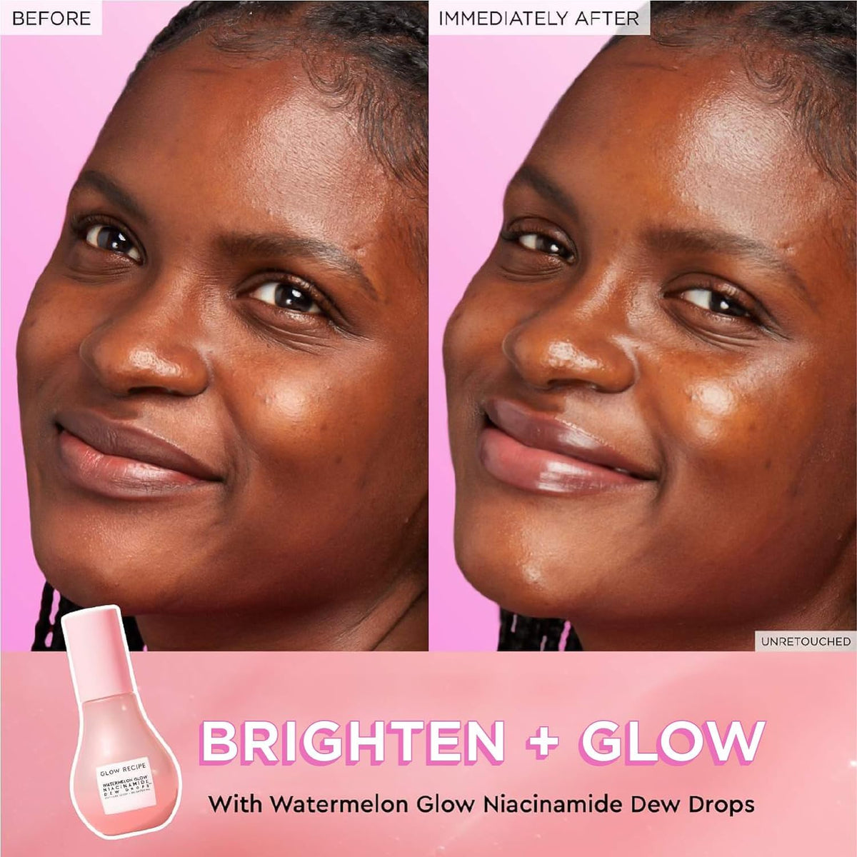 Close-up of Glow Recipe Watermelon Glow Serum texture