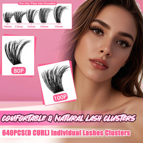 Close-up of Gmagictobo Lash Clusters texture