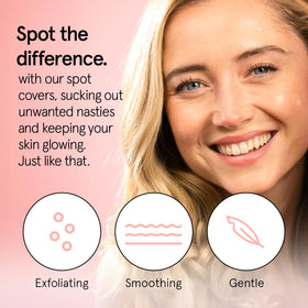 close-up of grace & stella Pore Strips with patches displayed