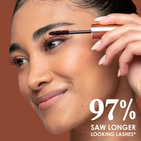 Close-up of GrandeMASCARA brown formula on applicator