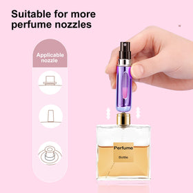 Close-up of Green Yamadura Mini Perfume Atomizer Bottle