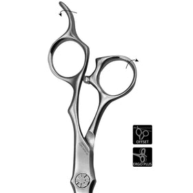 Close-up of GULINEE Hair Scissors blade made of Japanese SUS440C steel