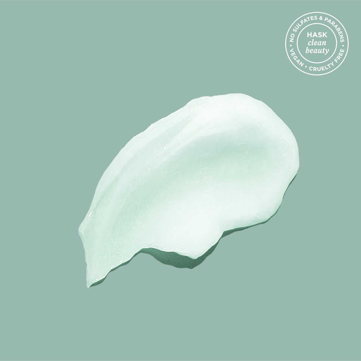 Close-up of HASK Tea Tree Oil & Rosemary Shampoo texture