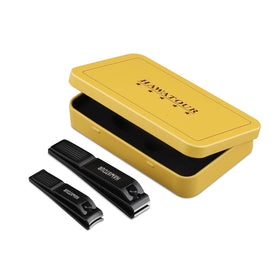 Close-up of HAWATOUR fingernail clipper with curved edge