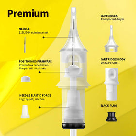 Close-up of HAWINK Tattoo Cartridge Needle tip