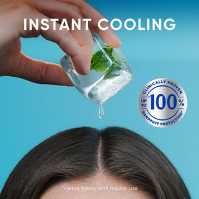 Close-up of Head & Shoulders Anti-Dandruff Glacier Mint Shampoo label