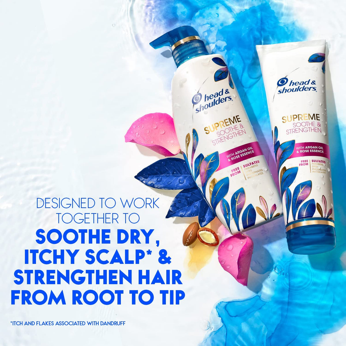Close-up of Head & Shoulders Conditioner texture