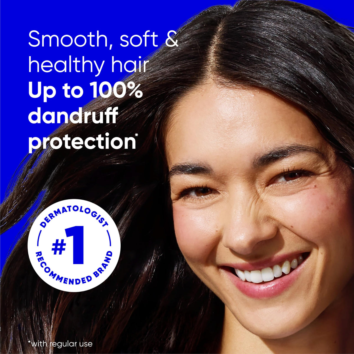Close-up of Head & Shoulders Smooth & Silky 2-in-1 Shampoo & Conditioner cap