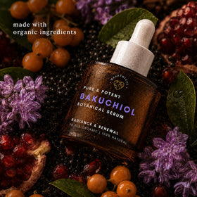 Close-up of Hearthical Organic Bakuchiol Serum dropper