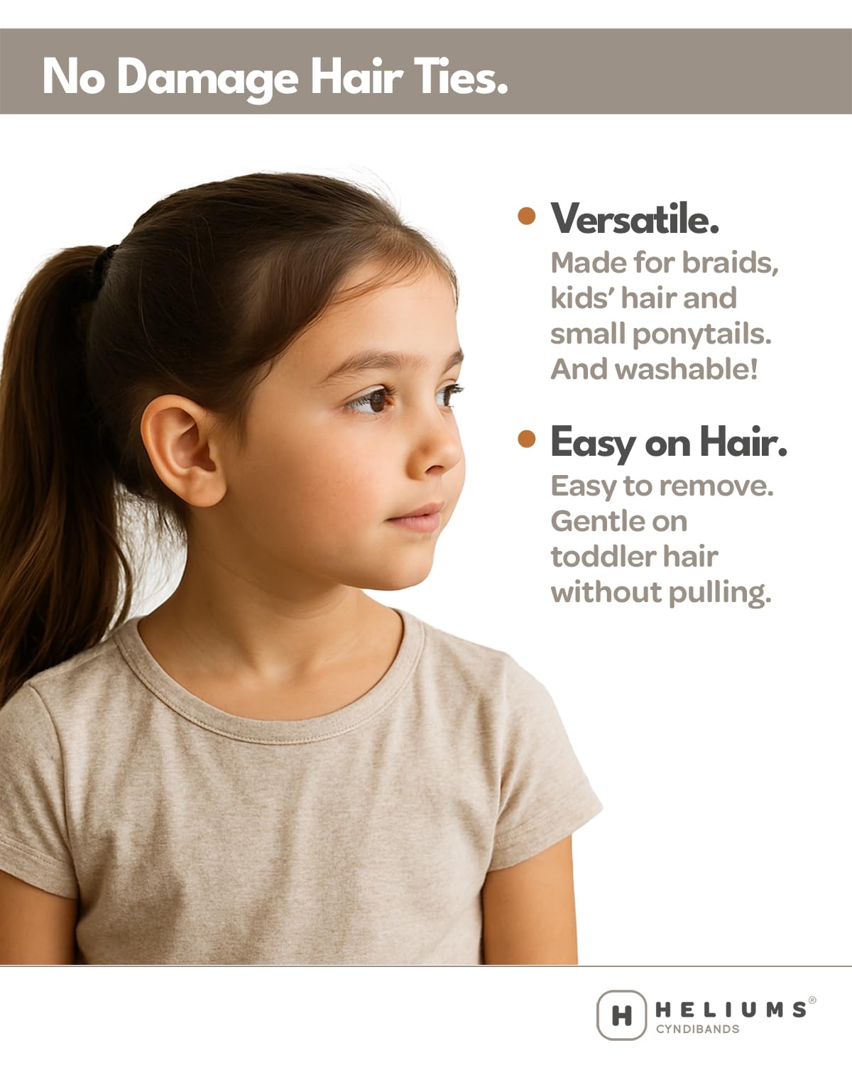 Close-up of Heliums Extra Small Hair Ties showing texture