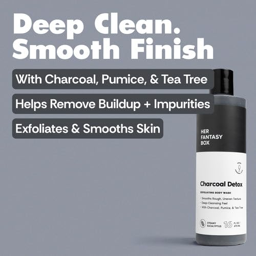 Close-up of Her Fantasy Box body wash texture