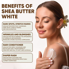Close-up of HERBOGANIC shea butter texture