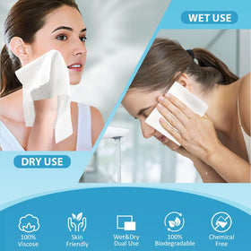 Close-up of HOMEXCEL Face Towels texture