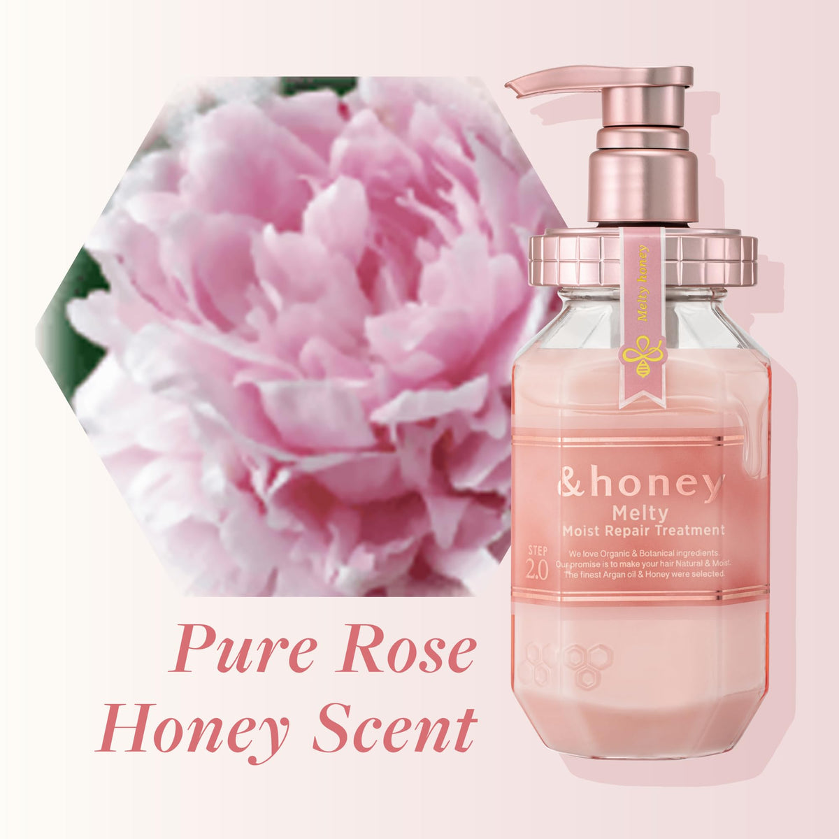 Close-up of & Honey Melty Moist Repair Conditioner jar