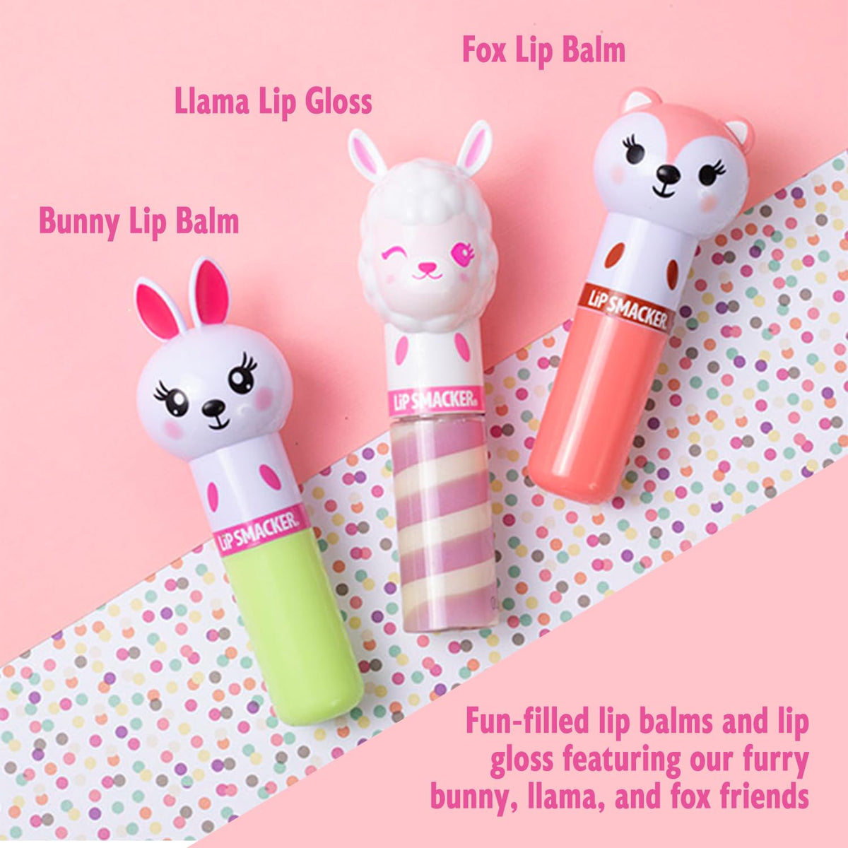 Close-up of Hoppy Carrot Cake lip balm from Lip Smacker Lippy Pals